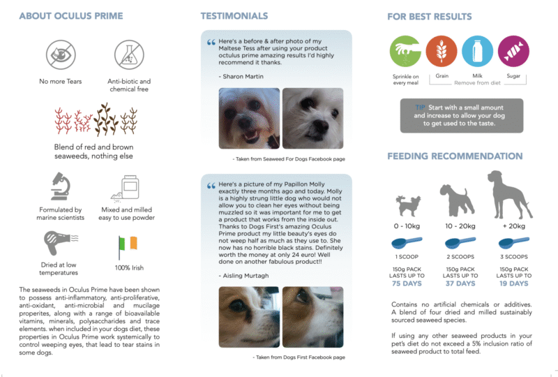 Oculus Prime | For Weepy Eyes & Tear Staining in Dogs - 150g - Image 4
