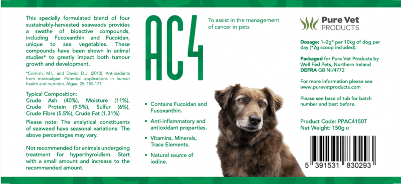 AC4 | Naturally assists in the fight with cancer in your pet - 150g - Image 2