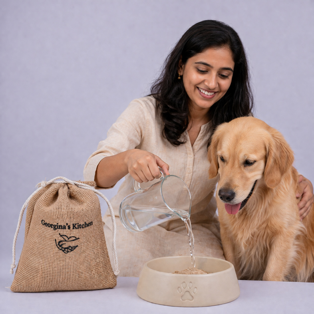 Add Water to dog food